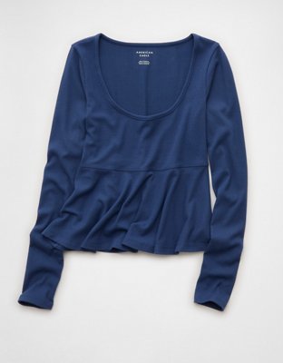 AE Long Sleeve Babydoll Top