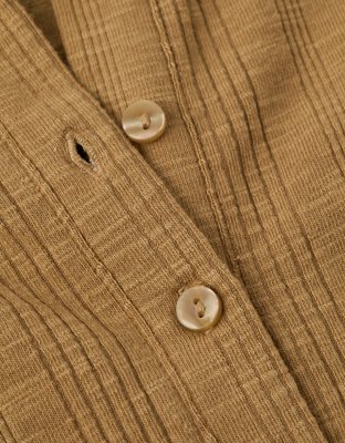 AE Long Sleeve Henley T-Shirt