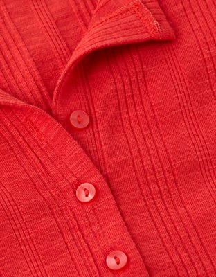 AE Long Sleeve Henley T-Shirt