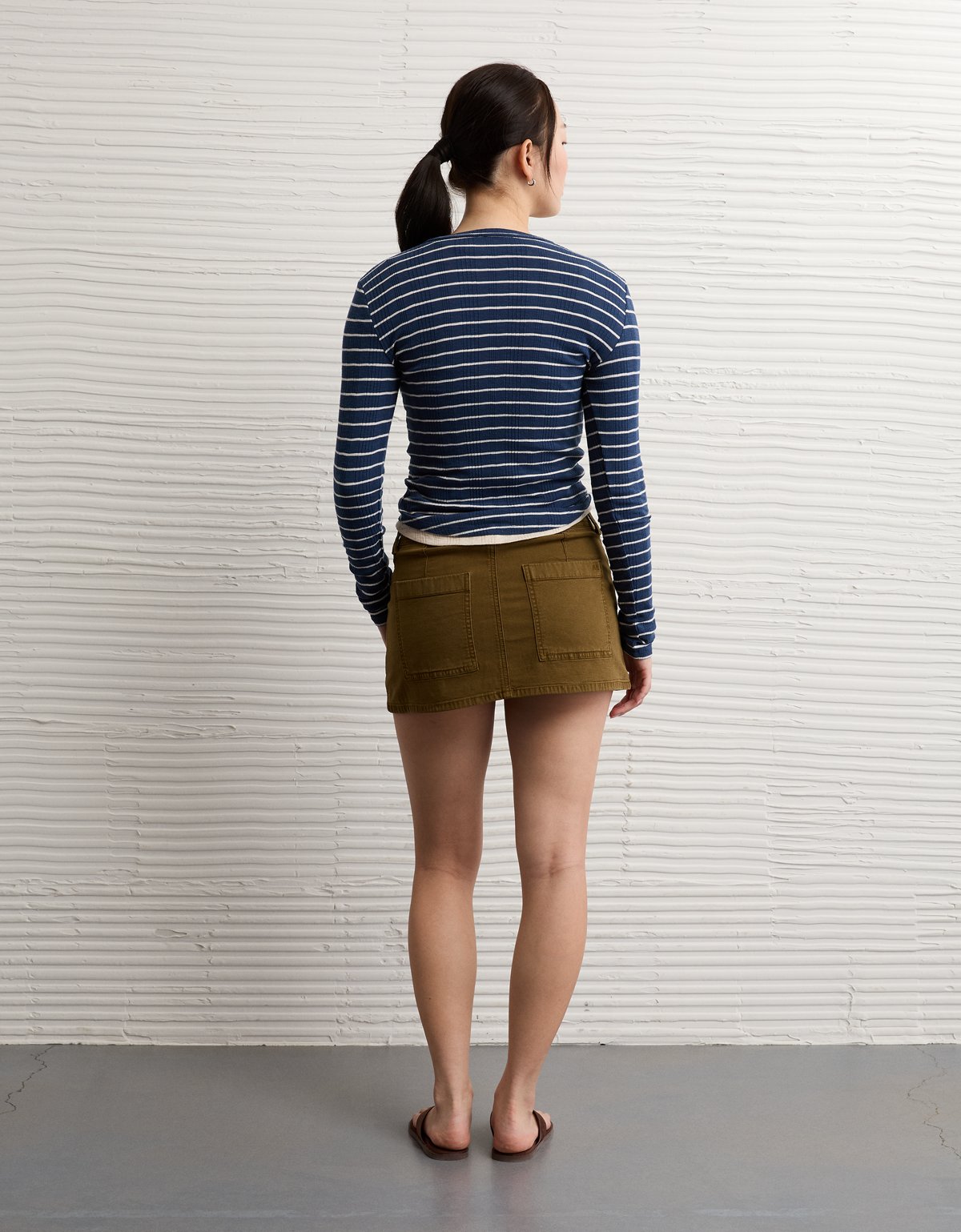 AE Long Sleeve Henley T-Shirt - image 2