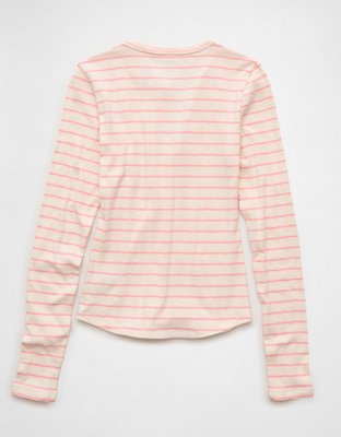 AE Long Sleeve Henley T-Shirt