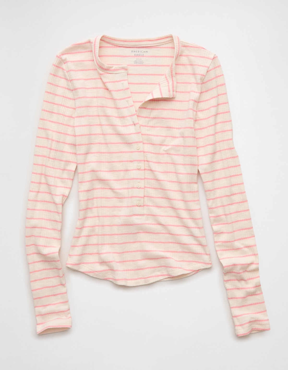 AE Long Sleeve Henley T-Shirt - image 3