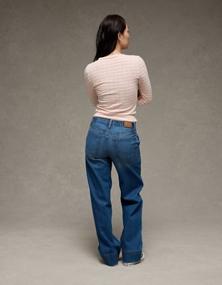 AE Long Sleeve Henley T-Shirt