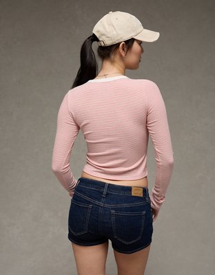 T-shirt court lacé à manches longues Chill Up’AE