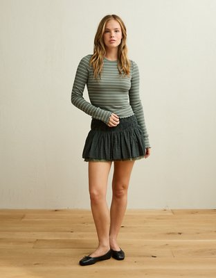 AE Soft & Sexy Waffle Long-Sleeve T-Shirt | American Eagle