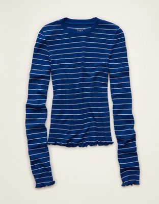 AE Soft & Sexy Waffle Long-Sleeve T-Shirt | American Eagle