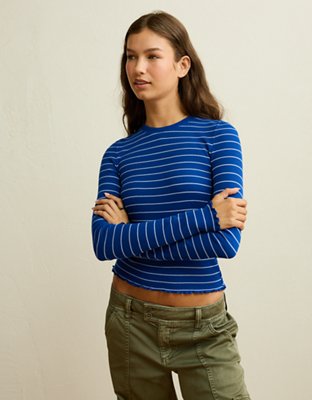 AE Soft & Sexy Waffle Long-Sleeve T-Shirt | American Eagle