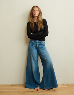AE Soft & Sexy Waffle Long-Sleeve T-Shirt