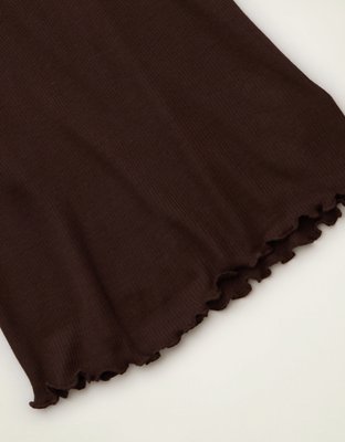 AE Soft & Sexy Waffle Long-Sleeve T-Shirt