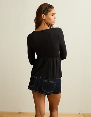 AE Soft & Sexy V-Neck Babydoll T-Shirt