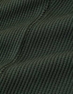 AE Soft & Sexy Waffle Mock Neck Tee