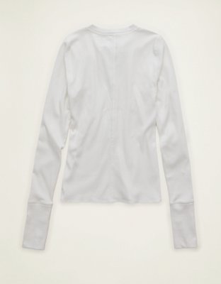 T-shirt henley à manches longues AE