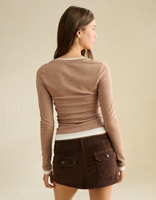 AE Twice As Nice Scoop Neck Cozy T-Shirt