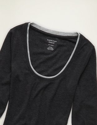 AE Twice As Nice Scoop Neck Cozy T-Shirt