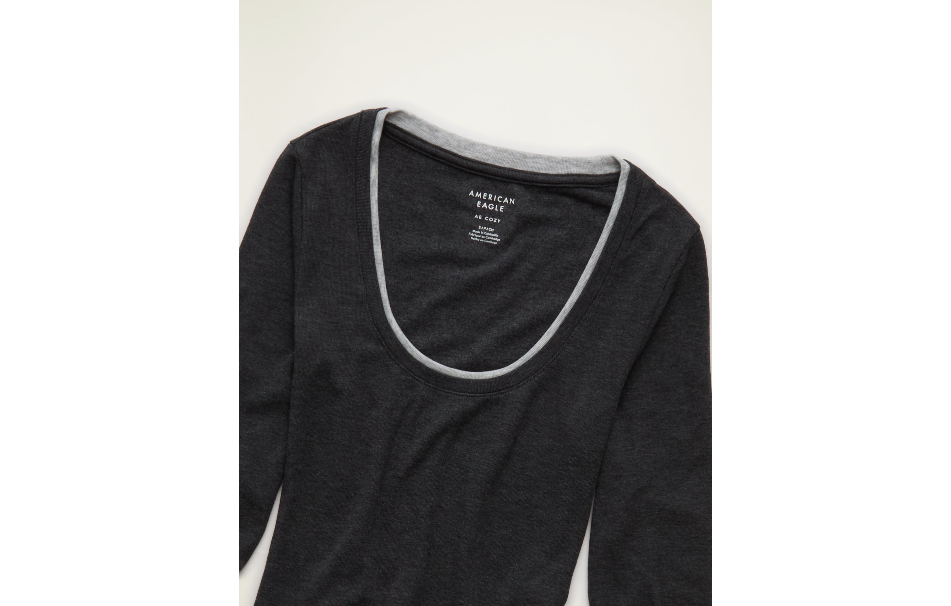AE Twice As Nice Scoop Neck Cozy T-Shirt