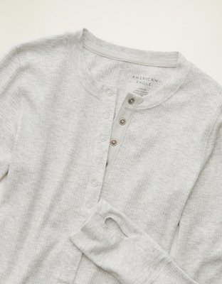T-shirt henley à manches longues AE