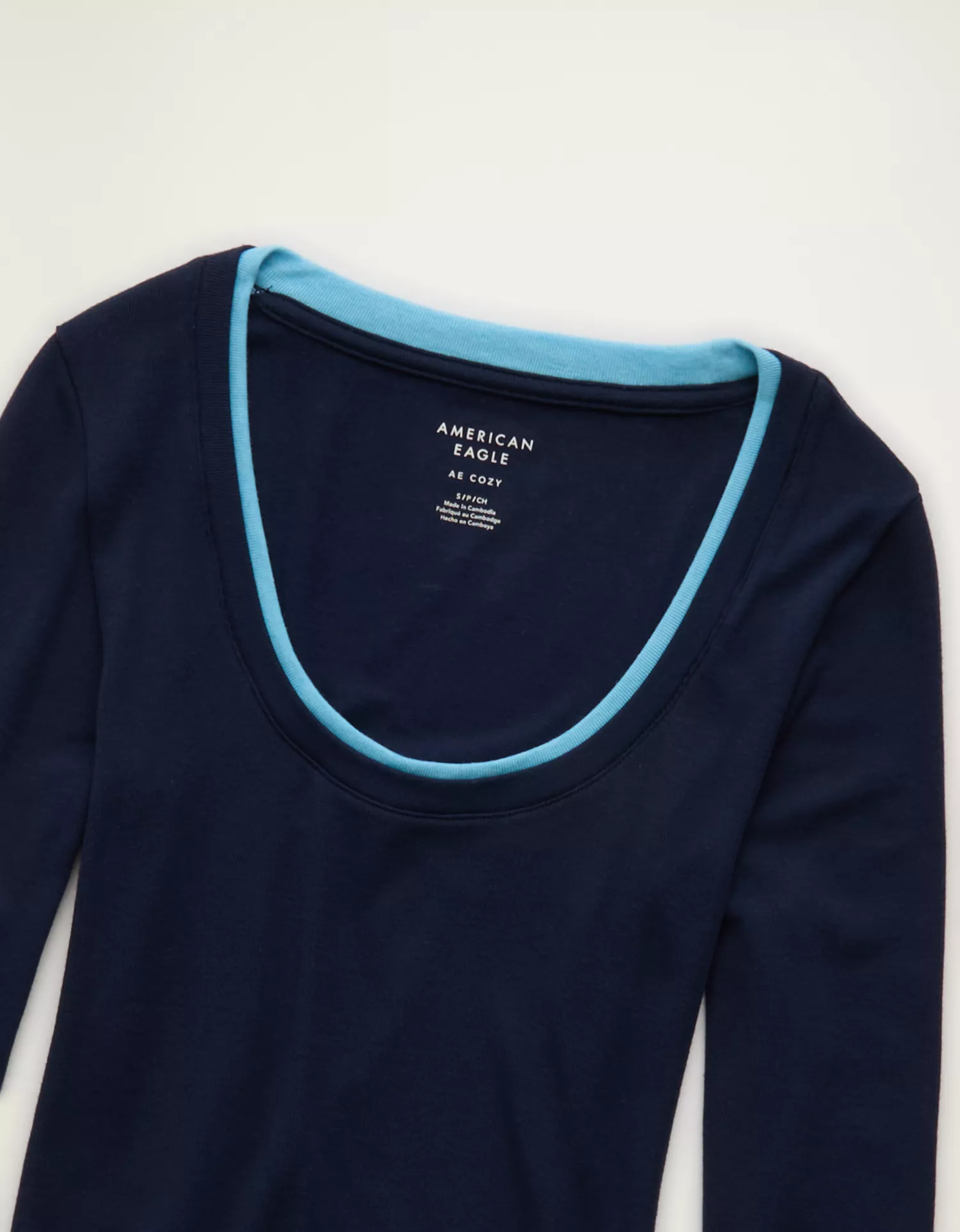 AE Twice As Nice Scoop Neck Cozy T-Shirt - thumbnail 5