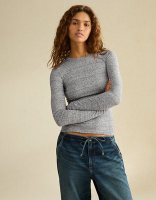 AE Cozy Crew Neck Long Sleeve T-Shirt