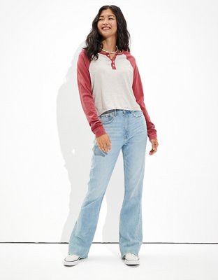 AE Long-Sleeve Henley T-Shirt