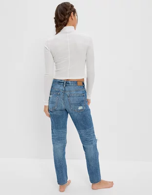 AE Long-Sleeve Mock Neck T-Shirt