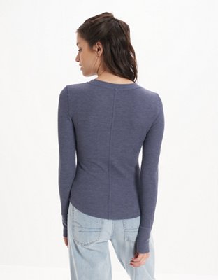 AE Long-Sleeve Graphic Thermal T-Shirt