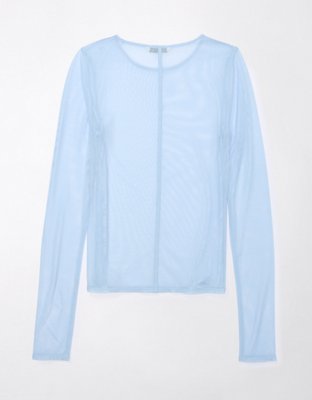 AE Mini Mesh Long-Sleeve Tee