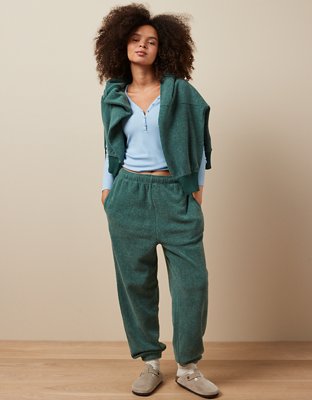 AE Waffle Long-Sleeve Henley Tee