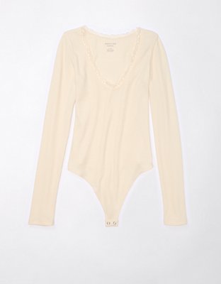 AE LongSleeve Lace Bodysuit