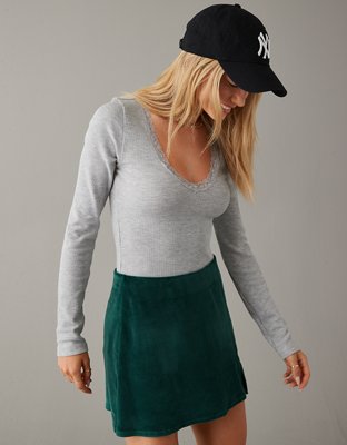 ae cap sleeve bodysuit