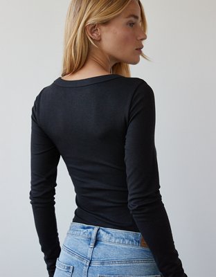 AE Long-Sleeve Scoop Bodysuit