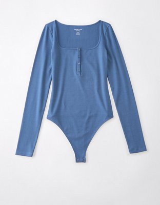 AE Long-Sleeve Turtleneck Bodysuit