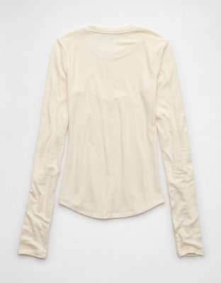 AE Cozy Up Long-Sleeve Layering T-Shirt