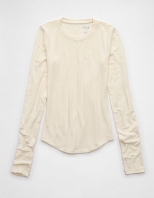 AE Cozy Up Long-Sleeve Layering T-Shirt