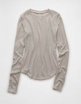 AE Cozy Up Long-Sleeve Layering T-Shirt