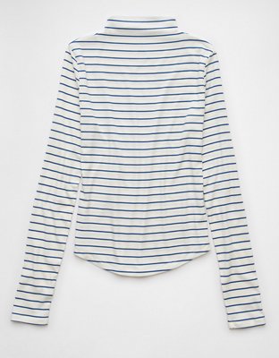 AE Soft & Sexy T-shirt Manga Larga con Cuello Alto
