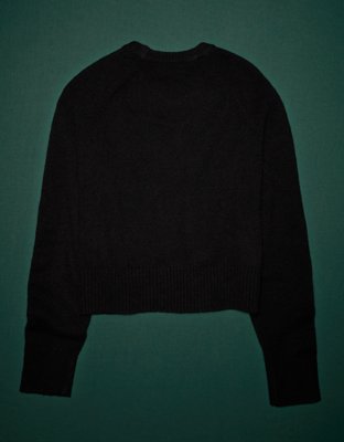 AE77 Premium Oversized Cropped Cashmere Sweater