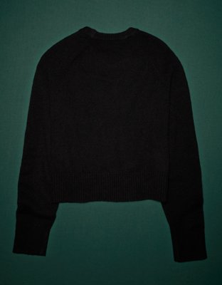 AE77 Premium Oversized Cropped Cashmere Sweater