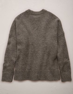 AE77 Premium Mohair-Blend Boyfriend Sweater