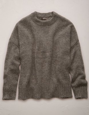 AE77 Premium Mohair-Blend Boyfriend Sweater