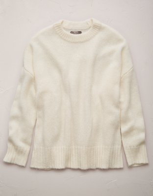 AE77 Premium Mohair-Blend Boyfriend Sweater