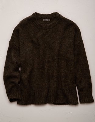 AE77 Premium Mohair-Blend Boyfriend Sweater