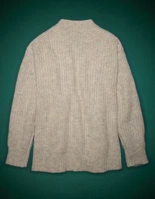 AE77 Premium Mohair Boyfriend Cardigan