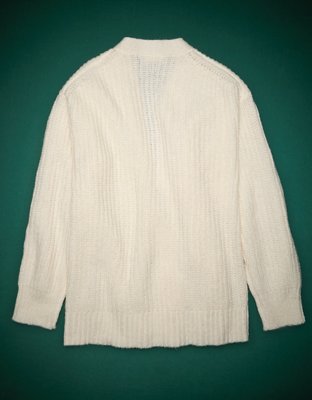 AE77 Premium Mohair Boyfriend Cardigan