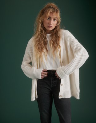 Boyfriend shop cardigan sweater