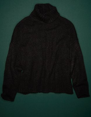 AE77 Premium Suéter con cuello de tortuga