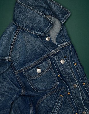 AE77 Premium Shrunken Denim Jacket