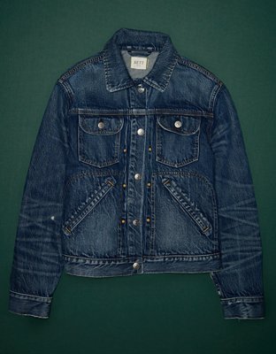 AE77 Premium Shrunken Denim Jacket