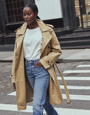 AE77 Premium Classic Trench Coat