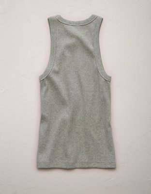 AE77 Premium High Neck Tank Top