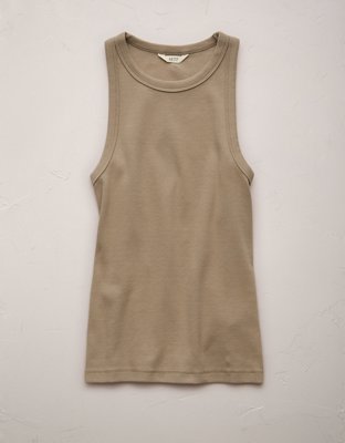 AE77 Premium High Neck Tank Top
